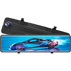 【業界唯一の4K解像度】VanTopドライブレコーダー【SONY IMX415】【12インチ右ハンドル仕様】【最新版日本音声コントロール】【GPS搭載】最大128GB対応64GBカード付属 ミラー型ドラレコ 前後カメラ 電波障害対策 大広角レンズ 超鮮明夜間撮影フルスクリーン ドラレコ 前後同時録画/Gセンサー/衝撃録画/駐車監視/ループ録画/タイムラプス動画 日本語説明書