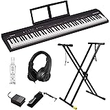 Roland ローランド 電子ピアノ DigitalPiano GOシリーズ 88鍵盤 GO-88P (サスティンペダルセット) (ペダル・スタンド・ヘッドホンセット)