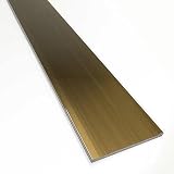 ADWORLD アルミ平板 アルミ 平角棒 フラットバー２本セット (ブロンズ, 幅30MM 厚み2MM 長さ300MM)
