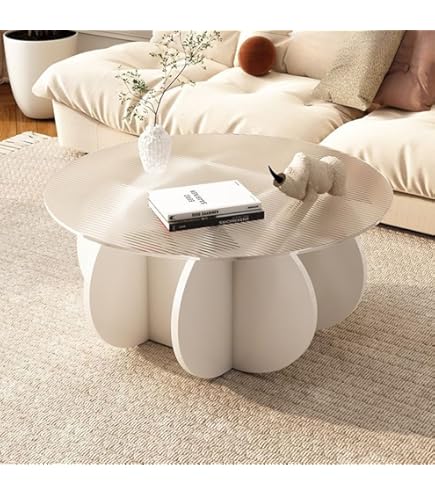 Amazon.co.jp: ローテーブル ガラス センターテーブル 丸 ガラス