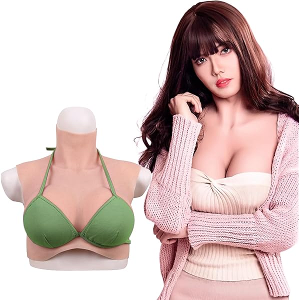 シリコンバスト 人工乳房 偽乳　Dカップ アイボリー　色白 シリコンバスト 人工乳房 偽乳 Dカップ アイボリー 色白 Amazon