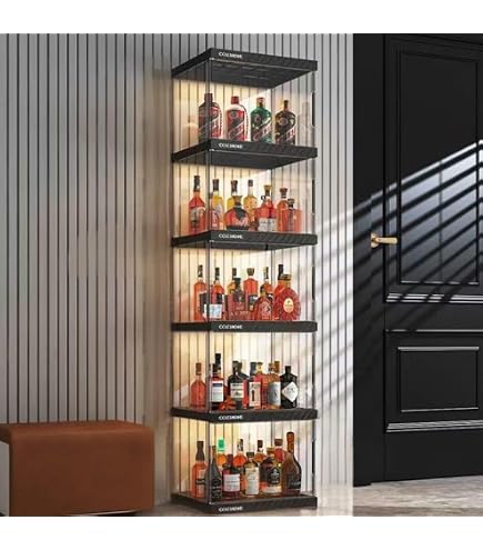 【新品】酒棚 ウイスキー棚 ワインラック 大容量 メッシュドア Amazon.co.jp: Hggdsac 酒棚 ウイスキー 棚 お酒収納ラック 酒類貯蔵