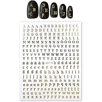 アルファベットネイルシールS-1 アルファベットネイルシールS-1