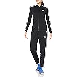 Amazon アディダス ジャージ上下セット アディダス スポーツウェア スリム フリース トラックスーツ レディース ブラック Gl94 日本サイズs相当 ジャージ上下セット 通販