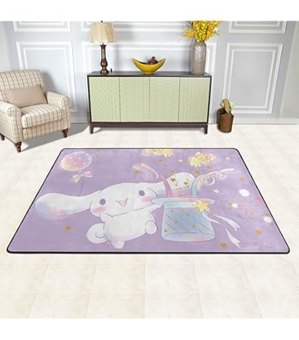 Amazon | リトルツインスターズ キキララ ラグ カーペット 防ダニ抗菌