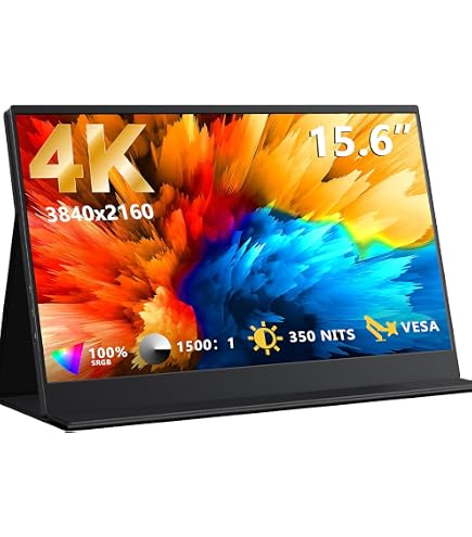 Amazon.co.jp: UPERFECT モバイルモニター 4K 非光沢 15.6インチ