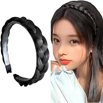 Amazon.co.jp: fogman カチューシャ 三つ編み ヘアバンド ヘア