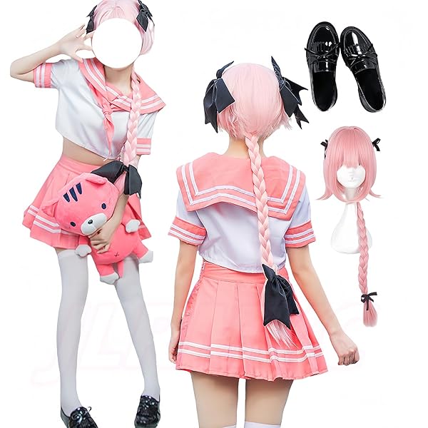 Amazon.co.jp: [ニャンコ] アストルフォ コスプレ 衣装 セーラー服
