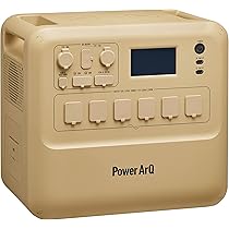 美品 power ArQ2  ポータブル電源　500Wh  コヨーテタン ポータブル電源 PowerArQ 2 500Wh Smart Tap / 冒険に、あなた