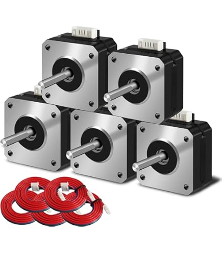 Moteur Pas à Pas Nema 17 Bipolaire 59Ncm 2A 42x48mm - STEPPERONLINE Avec Câble 1m & Connecteur