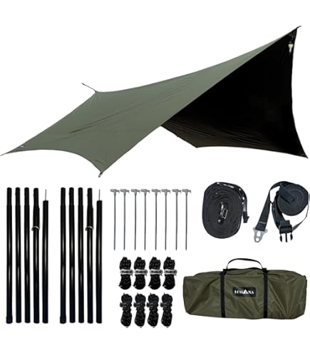 Amazon | SotoLabo cotton KOKAGE wing “Narrow” ARMY GREEN ソトラボ