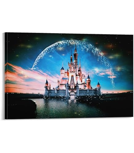 Amazon.co.jp: ディズニーランド以外で、シンデレラ城がシン プリント