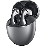 HUAWEI(ファーウェイ) FreeBuds 5 完全ワイヤレスイヤホン ハイレゾ認証取得 迫力のある低音 アダプティブEQ 優雅な曲線デザイン マグネットダイナミックドライバー IP54準拠 フロストシルバー【日本正規代理店品】