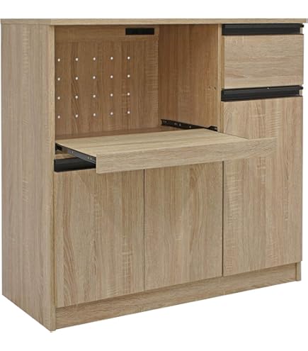 Amazon.co.jp: 関家具(Sekikagu) 国産 食器棚 カウンター 幅90cm