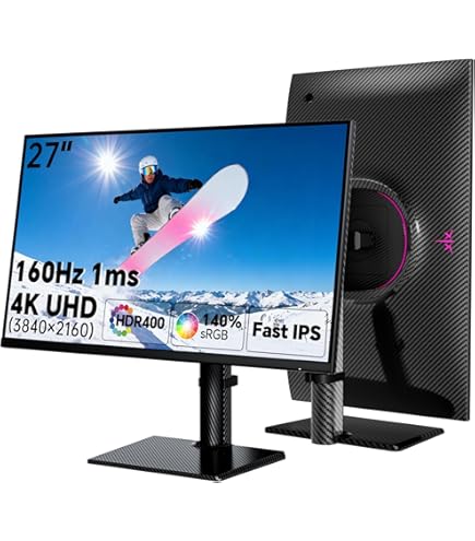 Amazon.co.jp: CRUA ゲーミングモニター 27インチ PC モニター 4K 3840