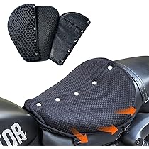 NUMBER NINE スカル & GOTHAM CITY クッションセット Amazon | バイクシートクッション【2025-新登場】 Tomistan ゲル