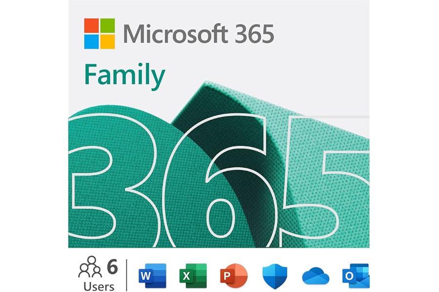Microsoft 365 Family - 1 Year Subscription [Digital Download]