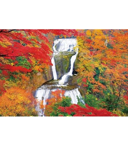 Amazon.co.jp: 1000ピース ジグソーパズル 秋の竜頭の滝（49x72cm