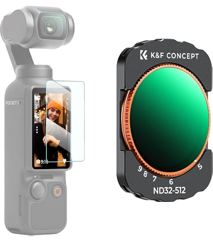 値下げ中❗️【美品】osmo pocket3 NDフィルター3種付き 即撮影可 Amazon | PGYTECH Osmo Pocket 3用 ND(ND 8 16 32 64)レンズフィルター