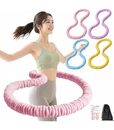 Amazon | PACEIN フラフープ ダイエット用 ソフトフラフープ 痩せる