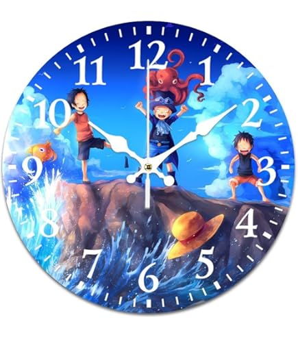 ワンピース★麦わら海賊団のルフィと共に生活する時計★ルフィが話しかける置き時計 ワンピース☆麦わら海賊団のルフィと共に生活する時計☆ルフィが