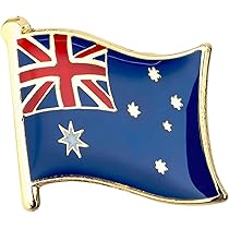 Patch Nation Kangaroo Australian metal pin badge brooch
