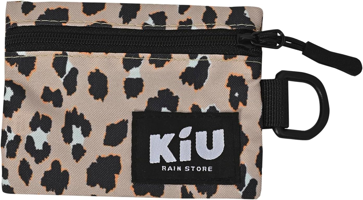 KiU キウ ウォーターリペレント マルチケース WR MULTI CASE wpc 撥水 防水 カラビナ Dカン付き コインケース イヤホンケース 化粧ポーチ リップケース 通勤 通学 アウトドア 登山 山登り ハイキング 修学旅行 旅行 トラベル オフィス メイク イベント フェス かっこいい かわいい おしゃれ 便利 メンズ レディース ユニセックス カラーレオパード K283-511