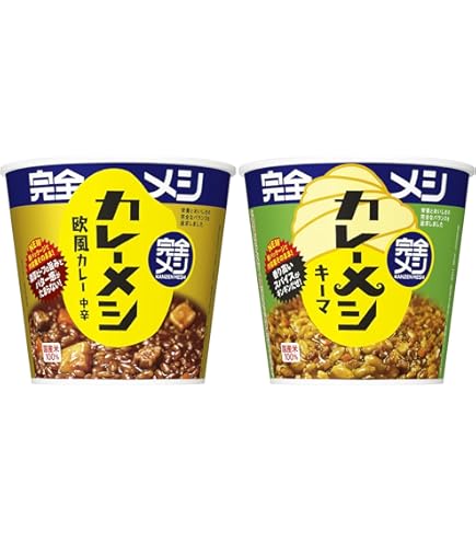 Amazon.co.jp: 【完全メシ】日清食品 計24食セット カレーメシ 欧風