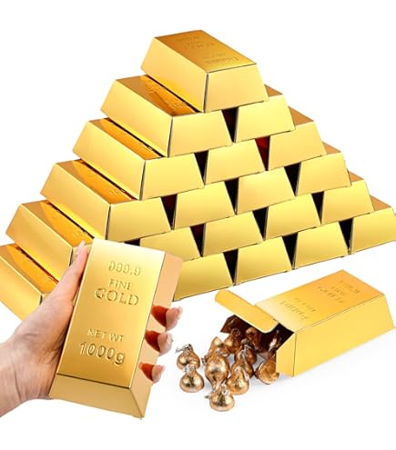 National Geographic Fool's Gold Dig Kit - 12 Gold Bar Dig Bricks With Pyrite Specimens STEM Toy