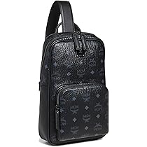 Amazon | MCM メンズ アレン スリング スモール バッグ, ブラック, One