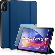 Amazon.co.jp: Redmi Pad 2 ケース ガラスフィルム セット CACOE Redmi