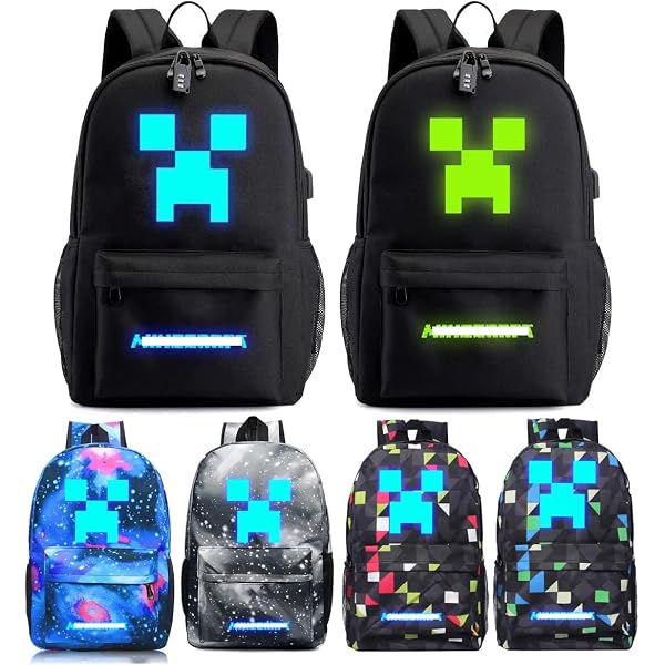 Amazon.co.jp: マインクラフト グッズ 子供用 リュック ランチバッグ