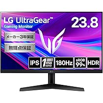 Amazon.co.jp: LG ゲーミングモニター UltraGear 24GS60F-B 23.8インチ