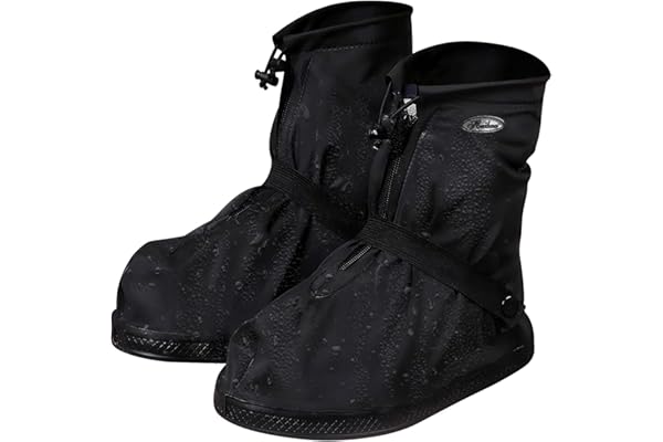 HORADON Shoe Cover, Waterproof [Waterproof Test Passed, Compact Foldable, Easy to Put On and Off], Convenient to Carry, Rain 