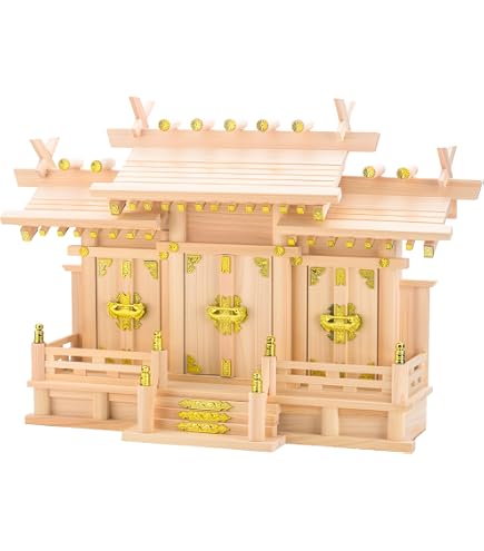 Amazon｜神棚の里 神棚 地の神(小)カラートタン ナチュラル 34.5×32.5