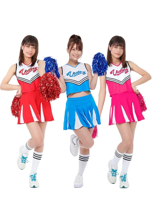 Amazon.co.jp: [Lady Lazy] [レディレイジー] チアガール コスプレ
