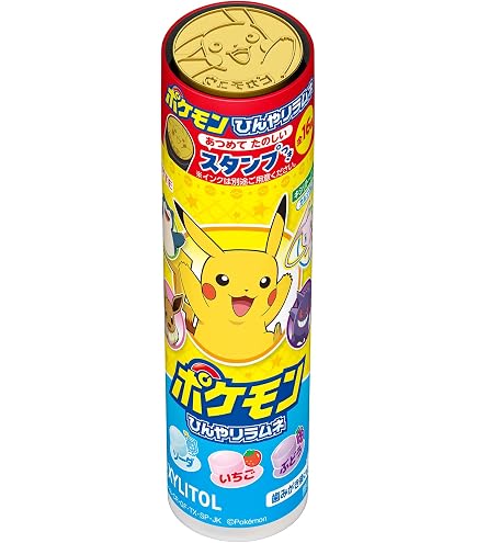 Amazon.co.jp: ロッテ キシリトール ポケモンひんやりラムネ 26g×10個