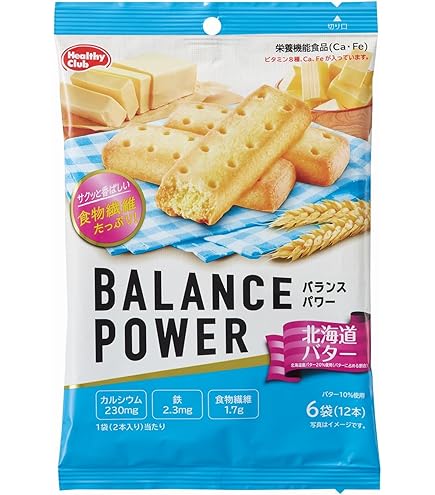 Amazon.co.jp: バランスパワー アーモンドカカオ味 袋入 6袋（12本