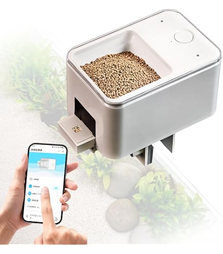 Amazon | フードタイマー 5個 青 自動給餌 自動餌やり器 水槽用品