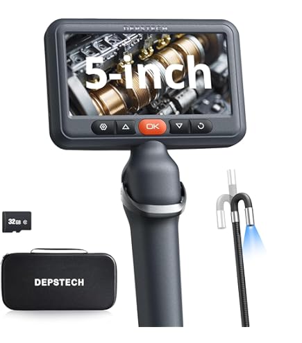 Amazon.co.jp: 3つカメラ ファイバースコープ ケーブル長5m 内視鏡