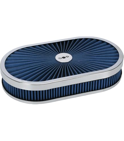 Extraflow Red Chrome Air Cleaner – 9″ X 2″ Assembly For Holley 5-1/8″ Base – TFI Racing