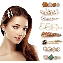ヘアクリップ　髪留め　ヘアアクセサリー　ピン留め　デザートクリップ パッチンピン ハンドメイド 10本セット ヘアピン ヘアクリップ