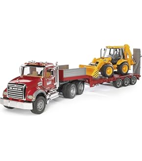 MACK ハーフパイプダンプトラックと消防車 楽天市場】旧商品 bruder ブルーダー MACK ハーフパイプダンプ