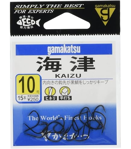 Gamakatsu Taijimaru Kaizu Fishing Hooks - Size 18, White, Pack Of 14, Thick Shaft For Bait Fishing - View #8