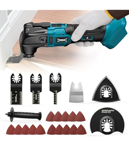 Einhell TC-MG 18V Cordless Oscillating Multi-Tool - Variable Speed, 20,000 OPM, 3.2° Oscillation Angle, Tool-Free Blade Change (Tool Only)