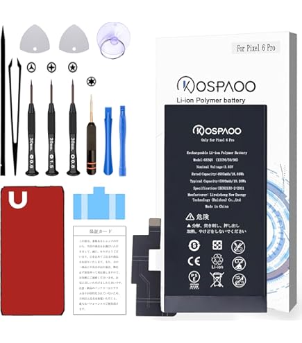 Amazon | iPower for Google Pixel 9 バッテリー交換 元の容量4558mAh