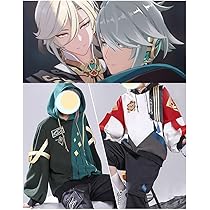 Amazon | [ZAIED] 原神 周辺 パーカー アルハイゼン カーヴェ