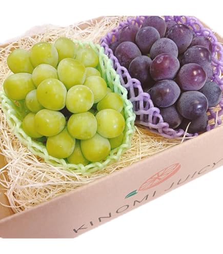 Amazon.co.jp: ギフト化粧箱【ブドウ3種 豪華食べ比べ】 糖度:20度