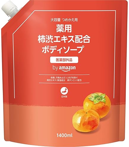 Amazon | SOC 薬用柿渋ボディソープ (医薬部外品) 詰替 (400mL) | SOC