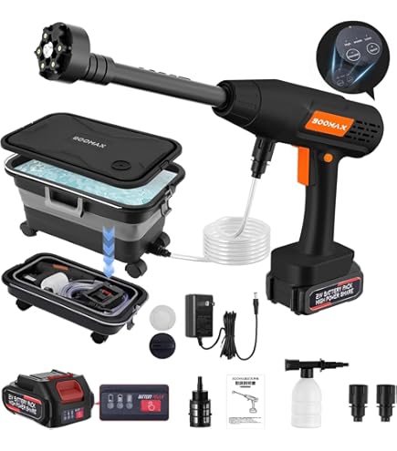 Amazon | 高圧洗浄機 20L折り畳みバケツ付き【ぴかぴか洗浄店監修